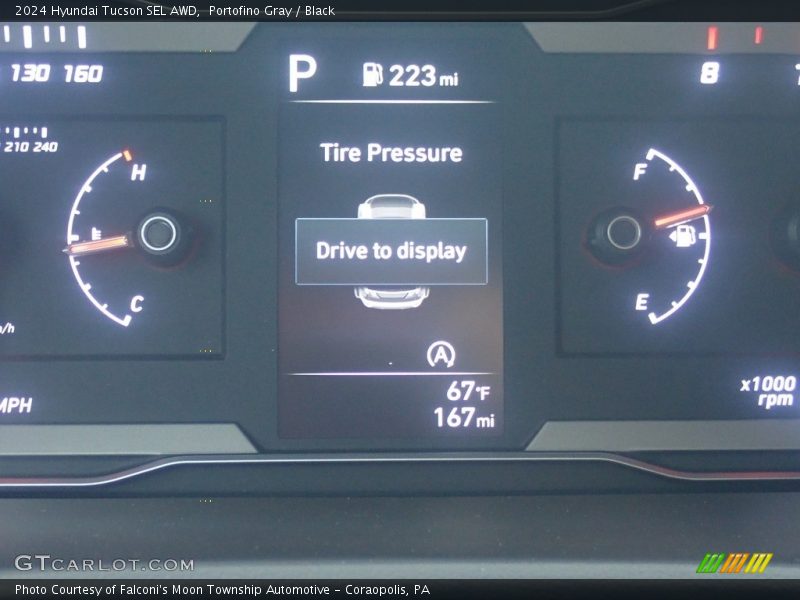 Portofino Gray / Black 2024 Hyundai Tucson SEL AWD