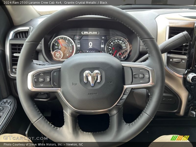  2024 2500 Laramie Crew Cab 4x4 Steering Wheel