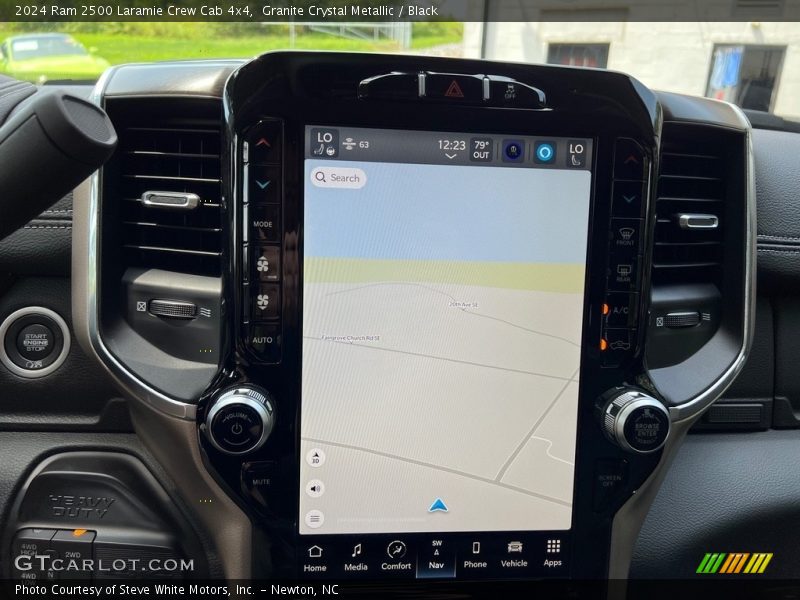 Navigation of 2024 2500 Laramie Crew Cab 4x4