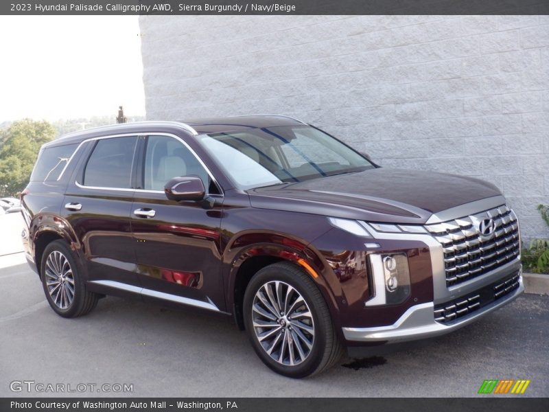 Sierra Burgundy / Navy/Beige 2023 Hyundai Palisade Calligraphy AWD