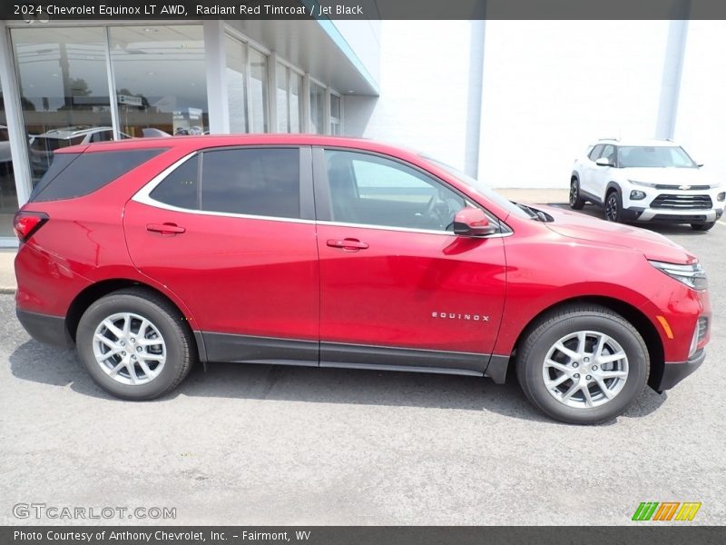 Radiant Red Tintcoat / Jet Black 2024 Chevrolet Equinox LT AWD