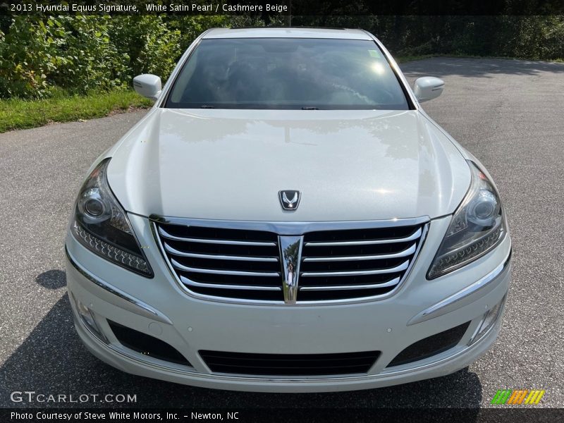 White Satin Pearl / Cashmere Beige 2013 Hyundai Equus Signature