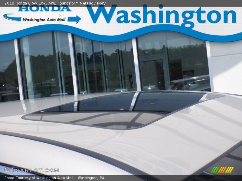 Sandstorm Metallic / Ivory 2018 Honda CR-V EX-L AWD