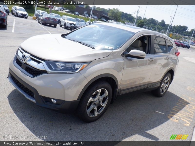 Sandstorm Metallic / Ivory 2018 Honda CR-V EX-L AWD
