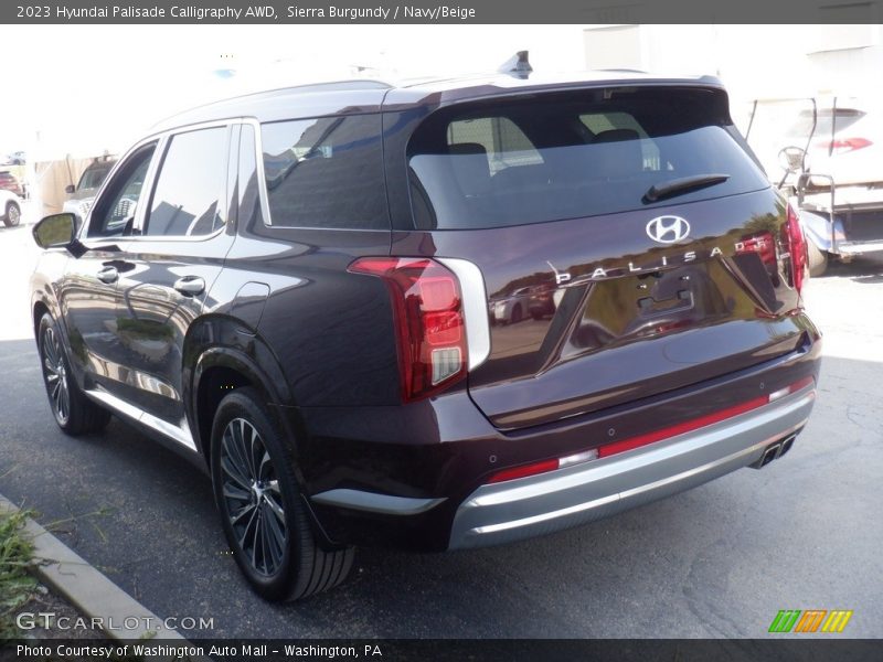 Sierra Burgundy / Navy/Beige 2023 Hyundai Palisade Calligraphy AWD