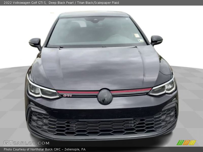 Deep Black Pearl / Titan Black/Scalepaper Plaid 2022 Volkswagen Golf GTI S