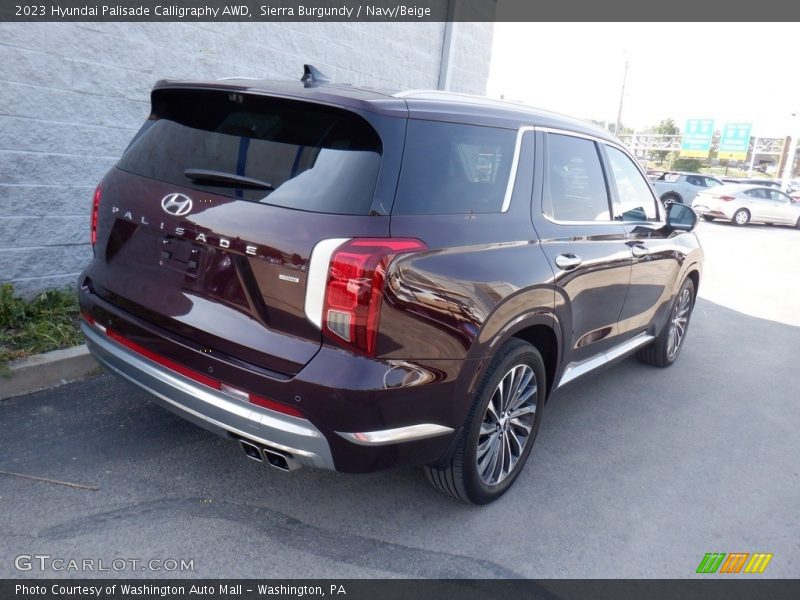 Sierra Burgundy / Navy/Beige 2023 Hyundai Palisade Calligraphy AWD