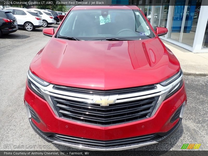 Radiant Red Tintcoat / Jet Black 2024 Chevrolet Equinox LT AWD