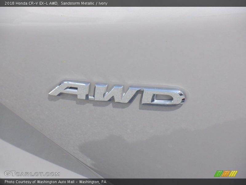 Sandstorm Metallic / Ivory 2018 Honda CR-V EX-L AWD