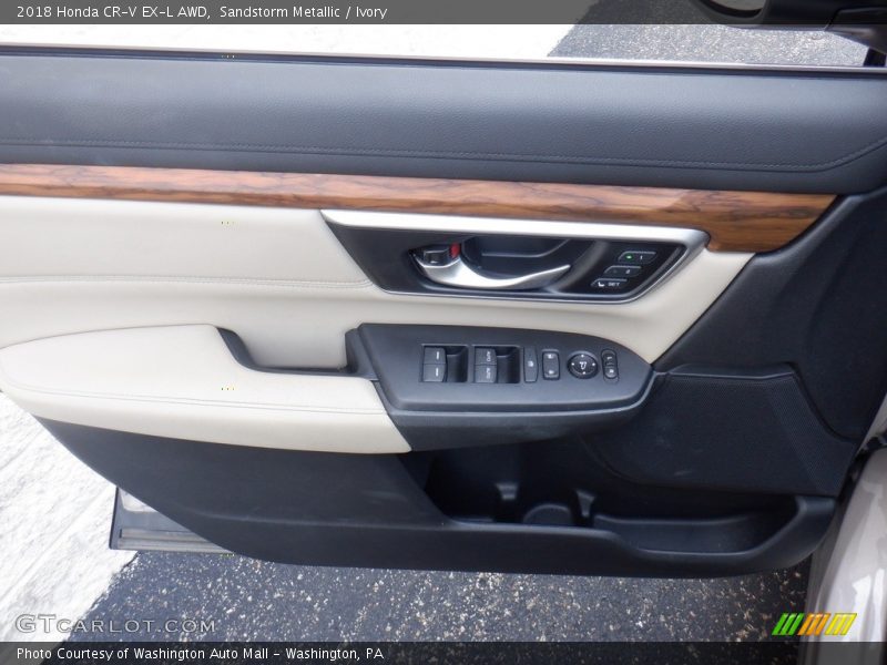 Sandstorm Metallic / Ivory 2018 Honda CR-V EX-L AWD