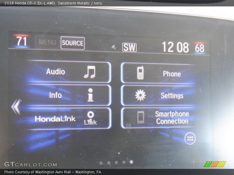 Sandstorm Metallic / Ivory 2018 Honda CR-V EX-L AWD