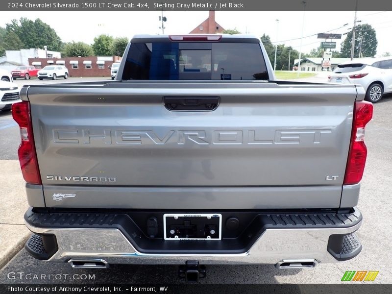 Sterling Gray Metallic / Jet Black 2024 Chevrolet Silverado 1500 LT Crew Cab 4x4