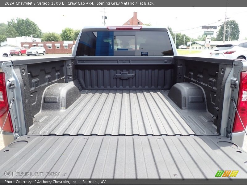Sterling Gray Metallic / Jet Black 2024 Chevrolet Silverado 1500 LT Crew Cab 4x4