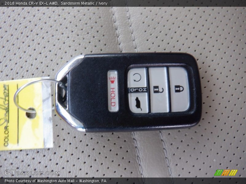 Sandstorm Metallic / Ivory 2018 Honda CR-V EX-L AWD