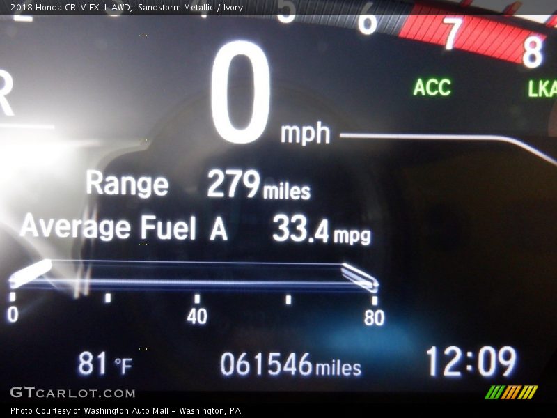 Sandstorm Metallic / Ivory 2018 Honda CR-V EX-L AWD