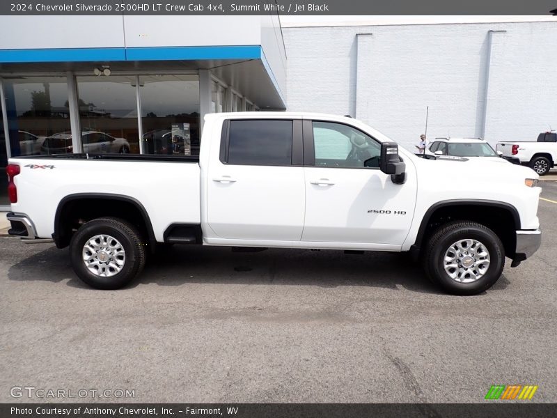 Summit White / Jet Black 2024 Chevrolet Silverado 2500HD LT Crew Cab 4x4