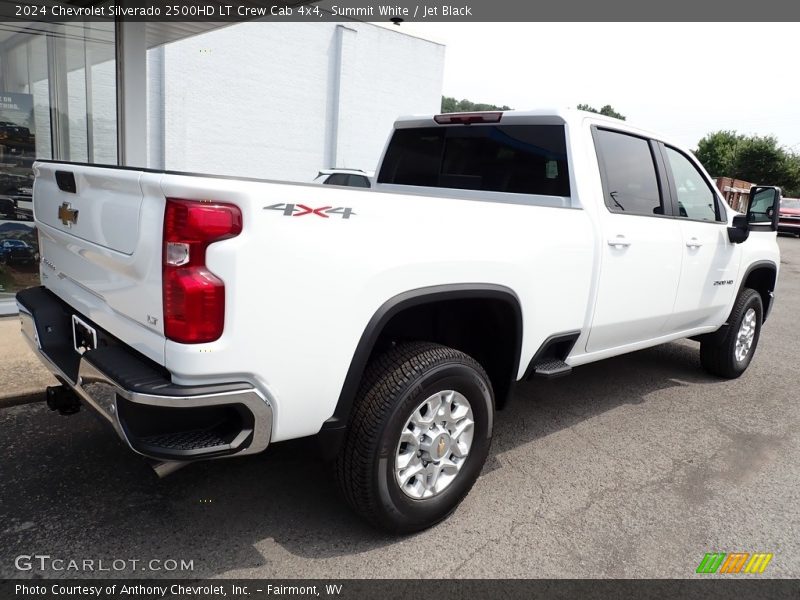 Summit White / Jet Black 2024 Chevrolet Silverado 2500HD LT Crew Cab 4x4