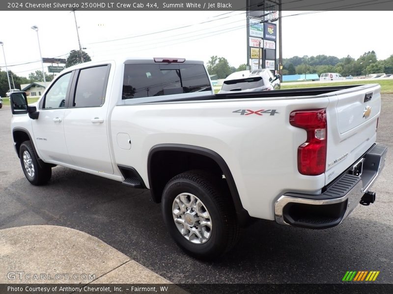Summit White / Jet Black 2024 Chevrolet Silverado 2500HD LT Crew Cab 4x4
