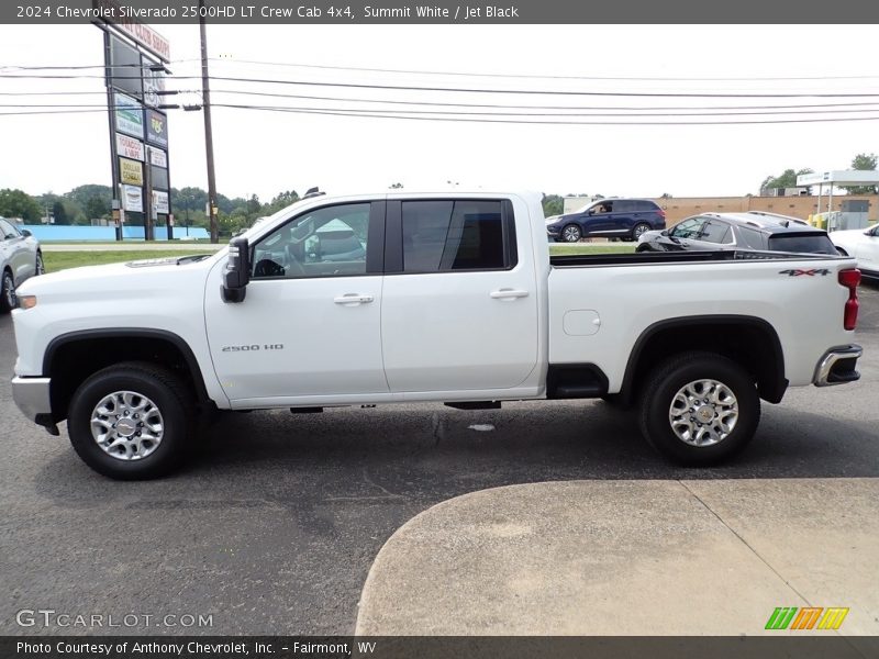 Summit White / Jet Black 2024 Chevrolet Silverado 2500HD LT Crew Cab 4x4