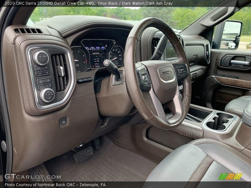 Onyx Black / Dark Walnut/Dark Ash Gray 2020 GMC Sierra 2500HD Denali Crew Cab 4WD