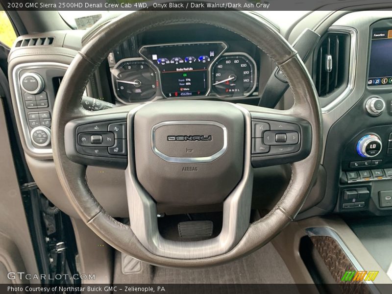 Onyx Black / Dark Walnut/Dark Ash Gray 2020 GMC Sierra 2500HD Denali Crew Cab 4WD
