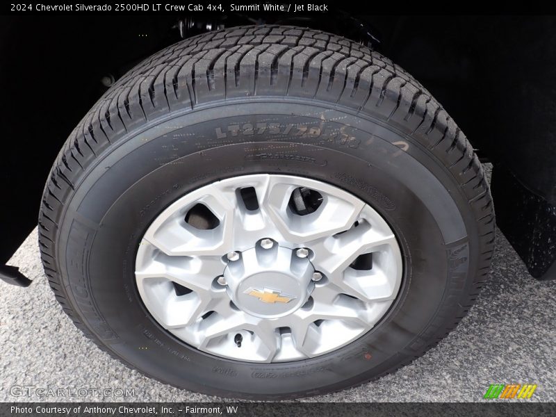 Summit White / Jet Black 2024 Chevrolet Silverado 2500HD LT Crew Cab 4x4