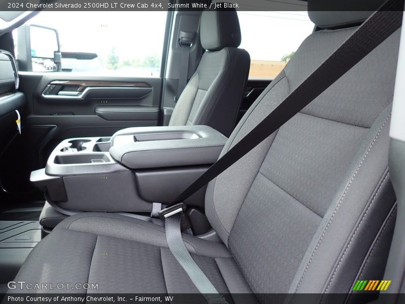 Summit White / Jet Black 2024 Chevrolet Silverado 2500HD LT Crew Cab 4x4