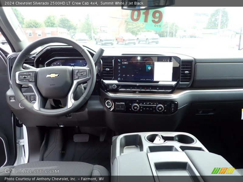 Summit White / Jet Black 2024 Chevrolet Silverado 2500HD LT Crew Cab 4x4