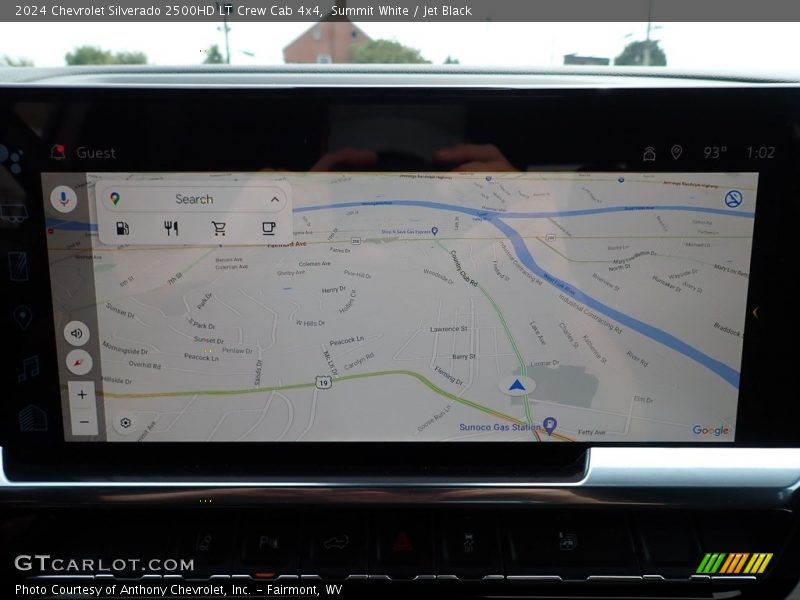 Summit White / Jet Black 2024 Chevrolet Silverado 2500HD LT Crew Cab 4x4