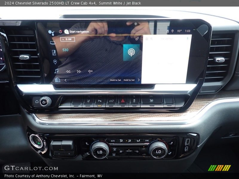 Summit White / Jet Black 2024 Chevrolet Silverado 2500HD LT Crew Cab 4x4