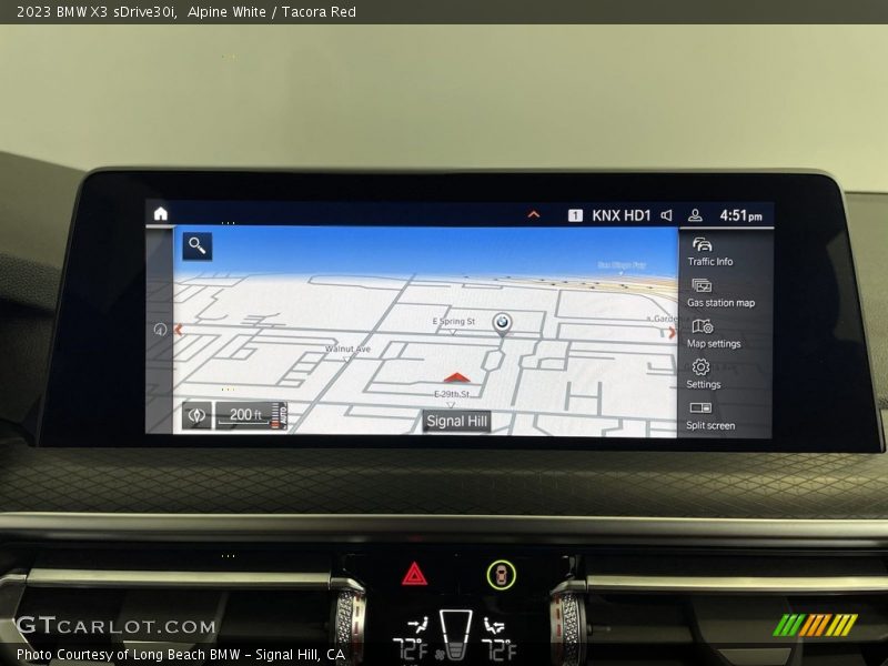 Alpine White / Tacora Red 2023 BMW X3 sDrive30i