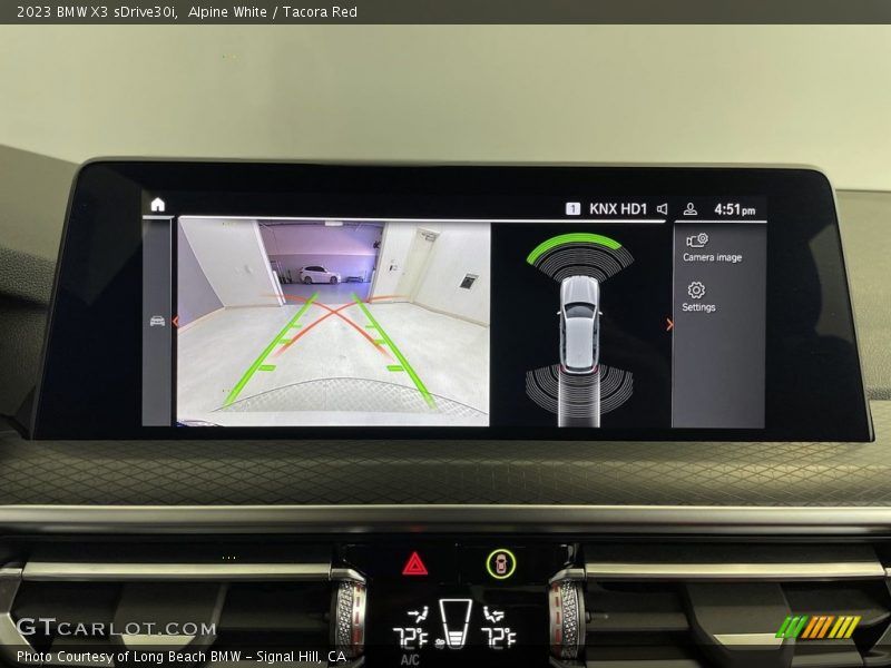 Alpine White / Tacora Red 2023 BMW X3 sDrive30i