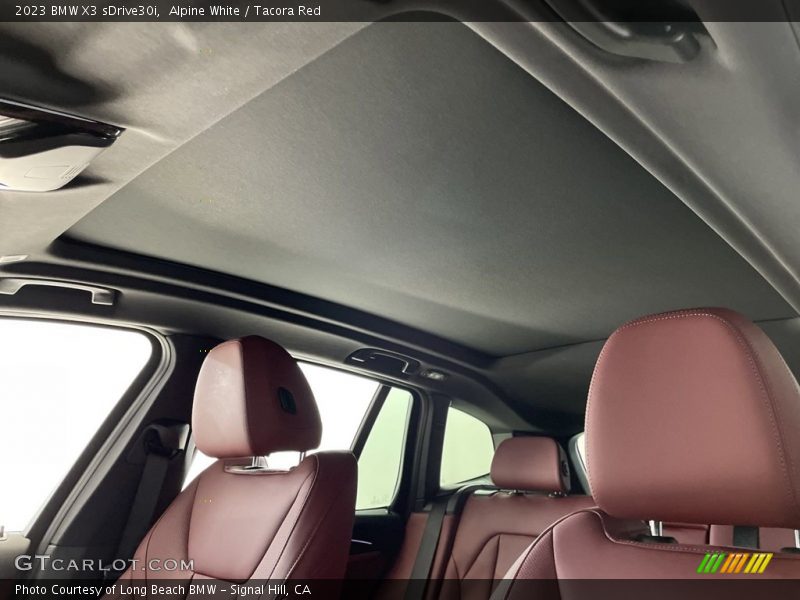 Alpine White / Tacora Red 2023 BMW X3 sDrive30i
