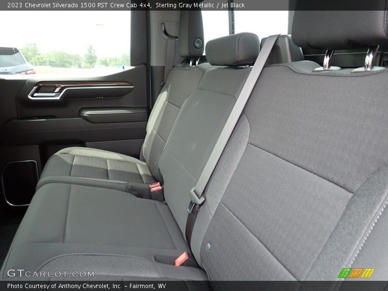 Sterling Gray Metallic / Jet Black 2023 Chevrolet Silverado 1500 RST Crew Cab 4x4