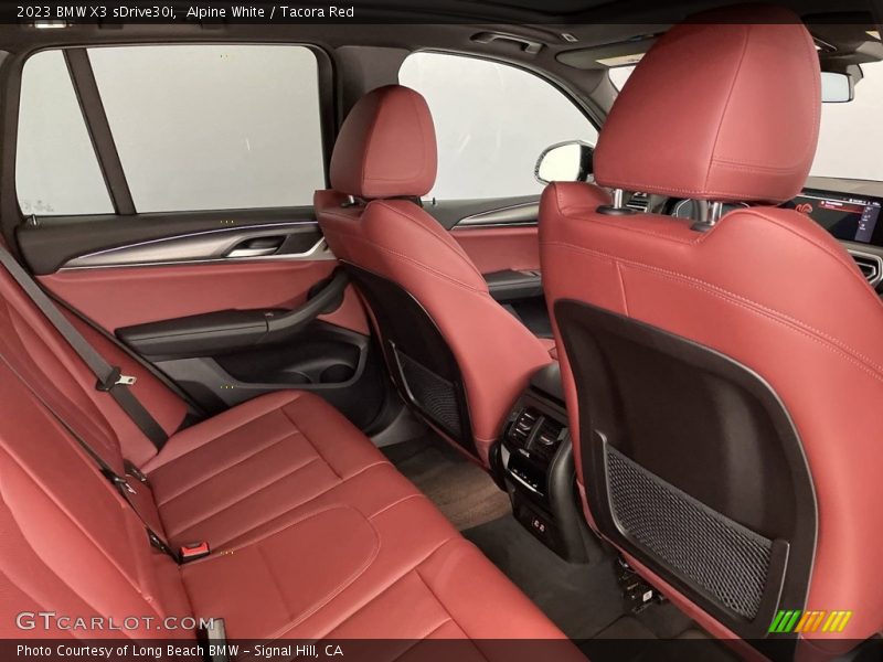 Alpine White / Tacora Red 2023 BMW X3 sDrive30i