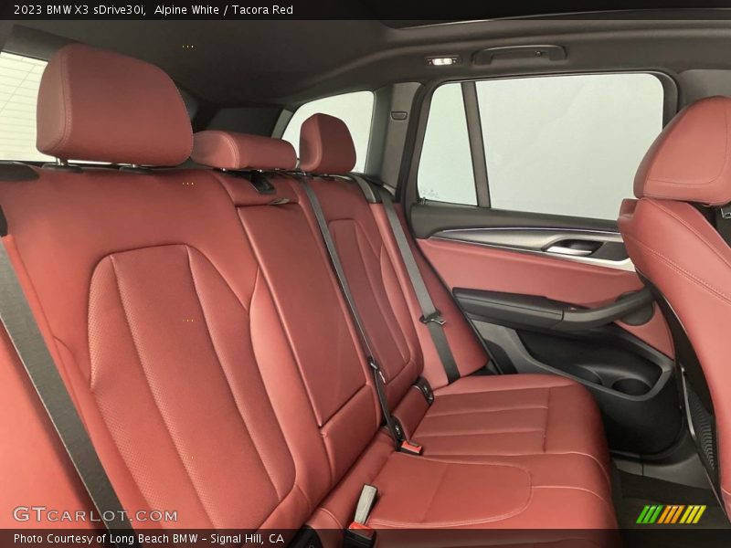 Alpine White / Tacora Red 2023 BMW X3 sDrive30i