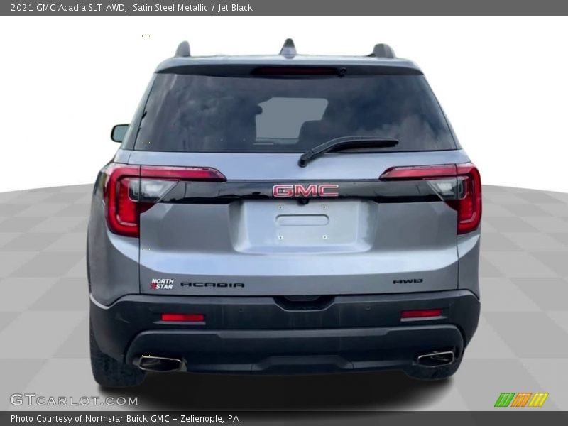 Satin Steel Metallic / Jet Black 2021 GMC Acadia SLT AWD