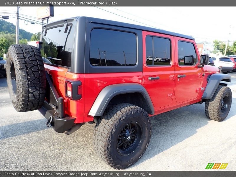 Firecracker Red / Black 2020 Jeep Wrangler Unlimited Sport 4x4