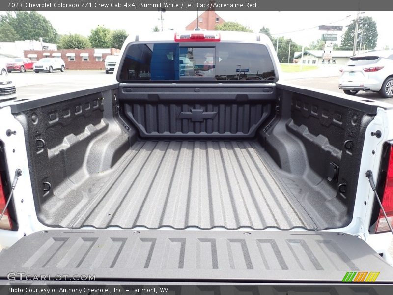 Summit White / Jet Black/Adrenaline Red 2023 Chevrolet Colorado Z71 Crew Cab 4x4