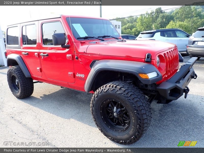 Firecracker Red / Black 2020 Jeep Wrangler Unlimited Sport 4x4