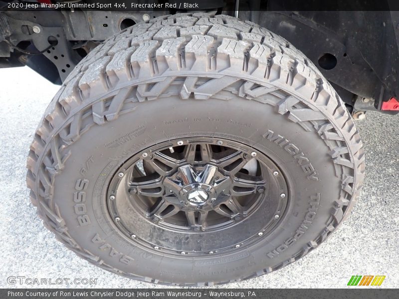 Custom Wheels of 2020 Wrangler Unlimited Sport 4x4