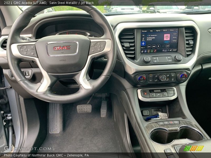 Dashboard of 2021 Acadia SLT AWD