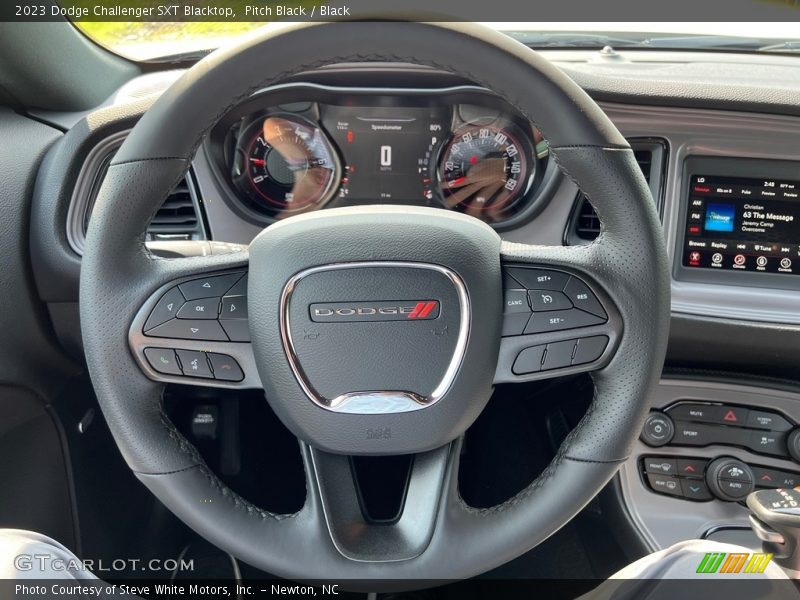 Pitch Black / Black 2023 Dodge Challenger SXT Blacktop