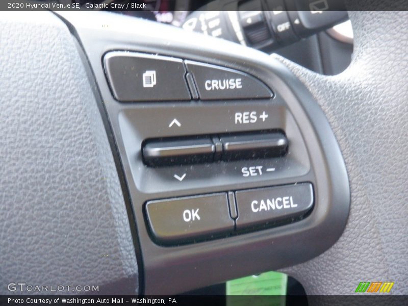 Galactic Gray / Black 2020 Hyundai Venue SE