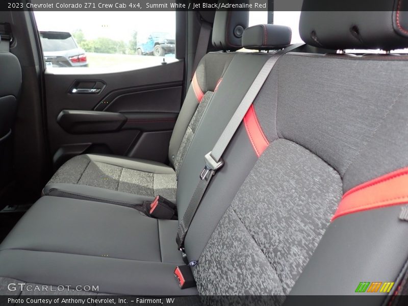 Summit White / Jet Black/Adrenaline Red 2023 Chevrolet Colorado Z71 Crew Cab 4x4