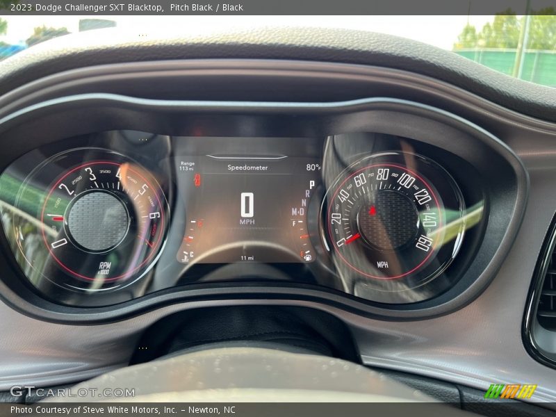 Pitch Black / Black 2023 Dodge Challenger SXT Blacktop