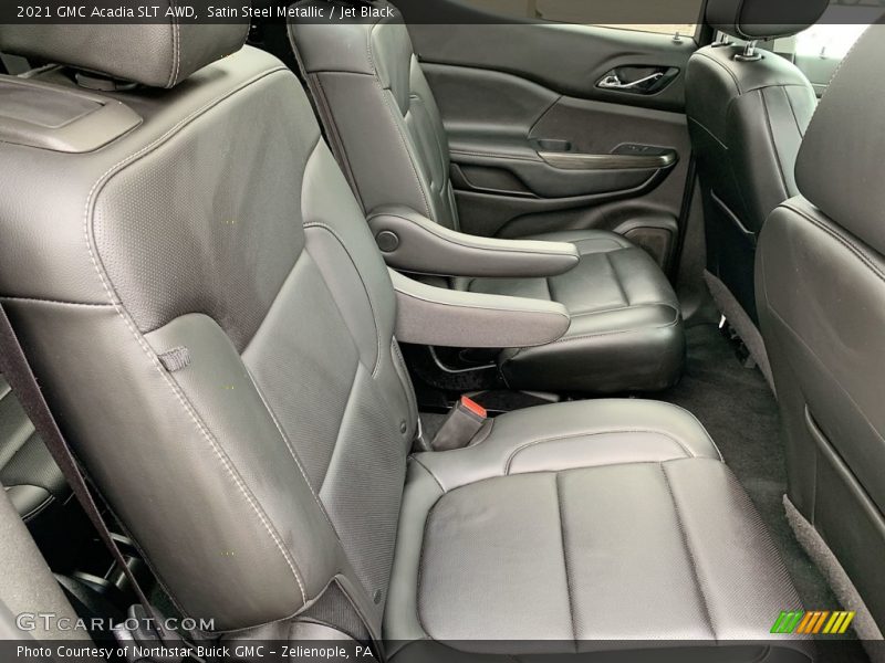 Satin Steel Metallic / Jet Black 2021 GMC Acadia SLT AWD