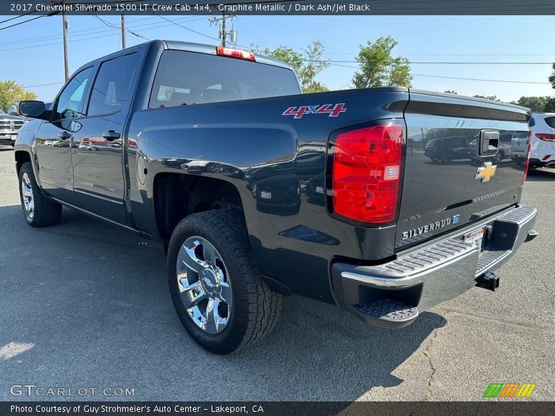 Graphite Metallic / Dark Ash/Jet Black 2017 Chevrolet Silverado 1500 LT Crew Cab 4x4