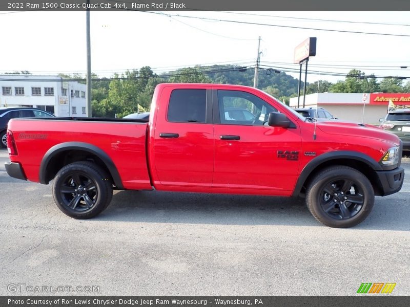 Flame Red / Black 2022 Ram 1500 Classic Quad Cab 4x4