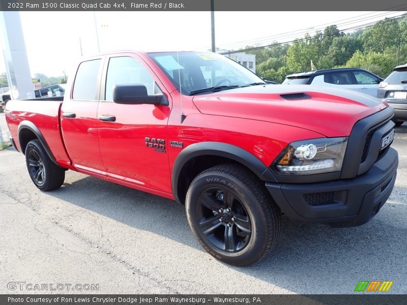 Flame Red / Black 2022 Ram 1500 Classic Quad Cab 4x4